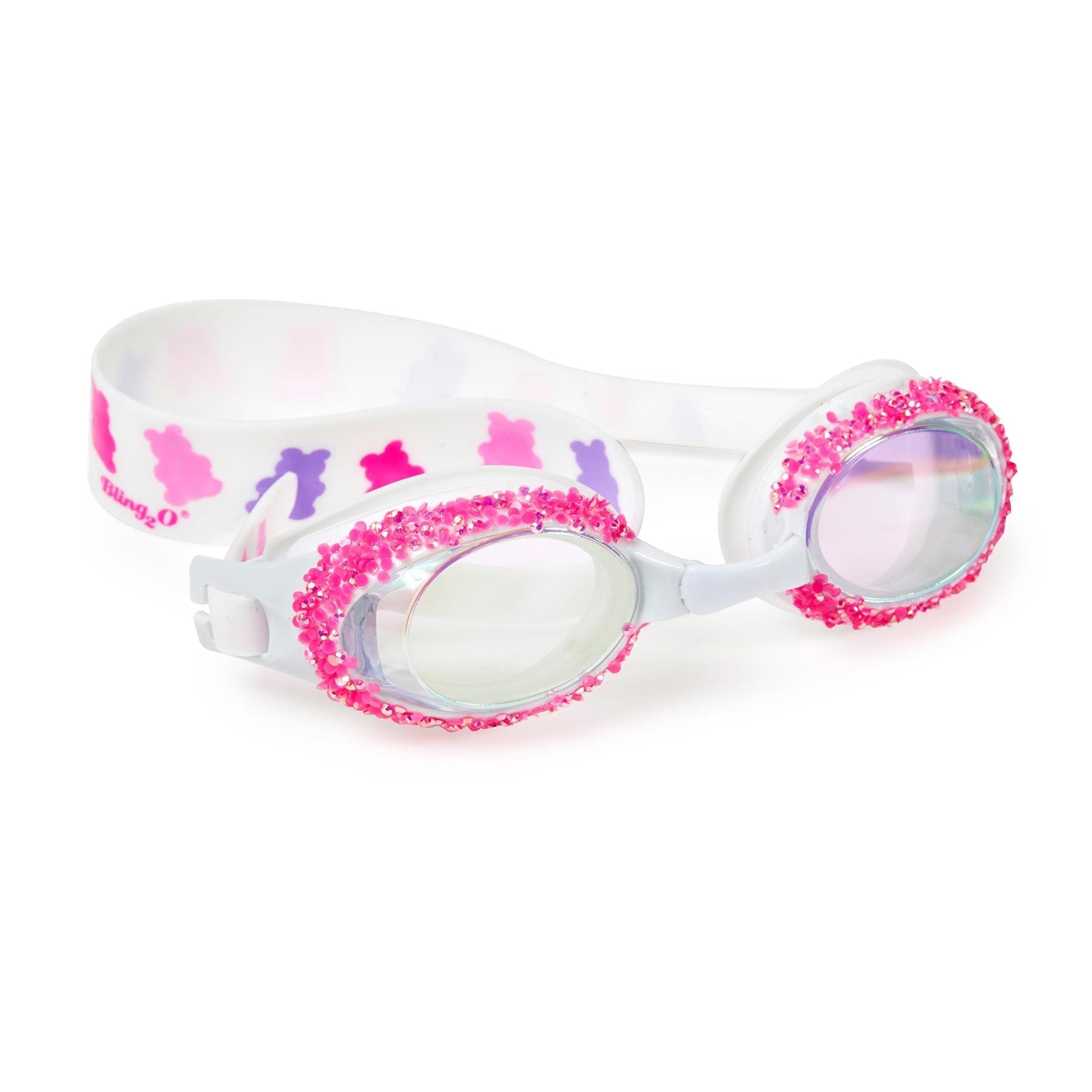 Bling2o Gummies Rock Swim Goggles Candy Pink