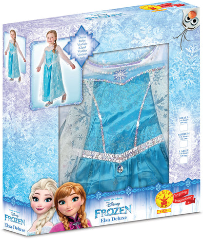 Rubies Costumes Disney Frozen Movie Queen Elsa Deluxe Costume Box Set