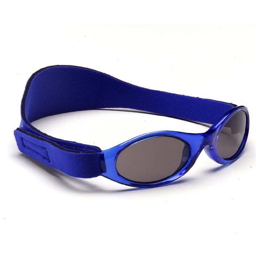 Blue Sunglasses with head side strap 