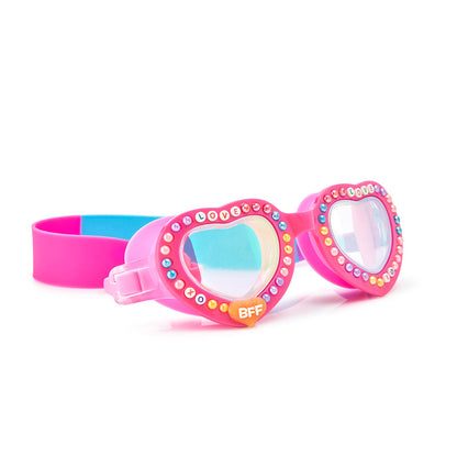Bling2o Love Letters Love Note Pink Swim Goggles for Kids