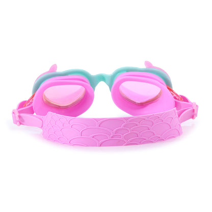 Bling2o Pearly Pink Heart Shaped Mermaid Tail Swim Goggles for Kids