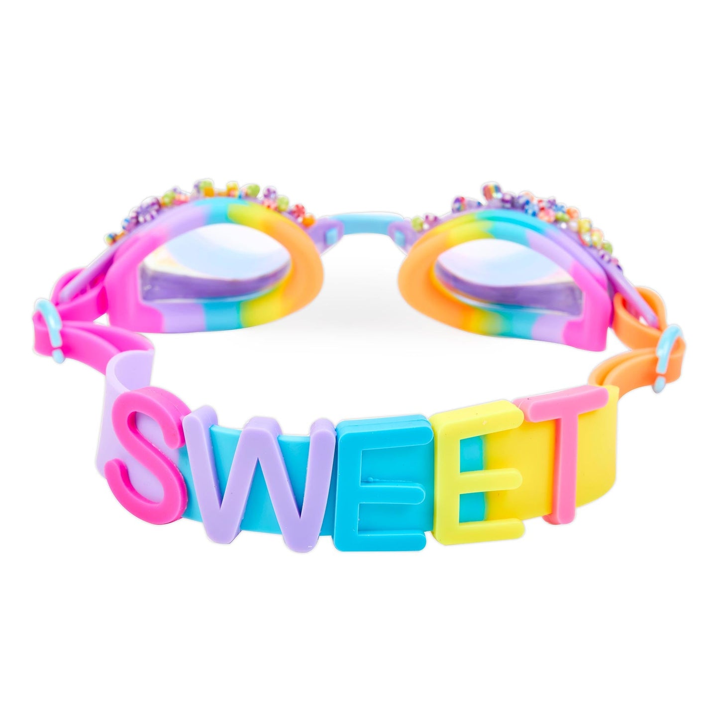 Bling2o Penny Candy Swim Goggles Peppermint Purple Strap