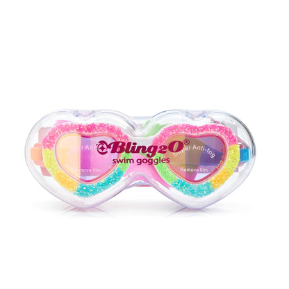 Bling2o Pop Rocks Banana Split Heart Swim Goggles Boxed