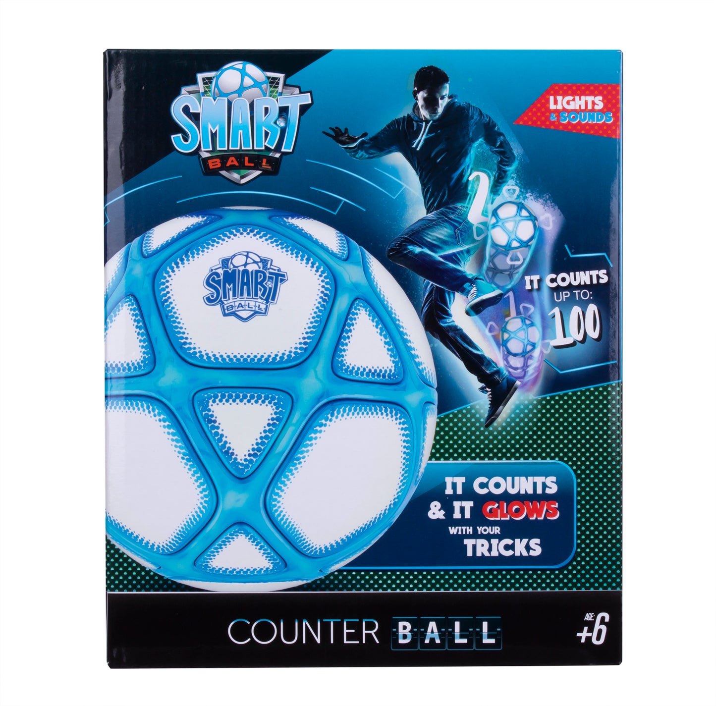 Smart Ball Super Fun Counter Football Soccer Ball