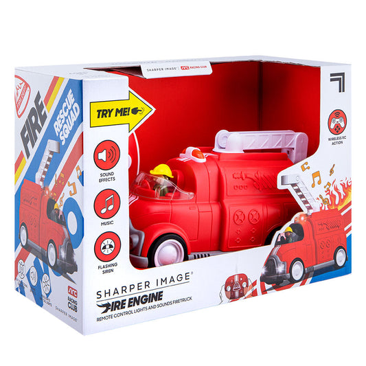 Sharper Image Remote Control Fire Engine Lights and Sounds Car Toy