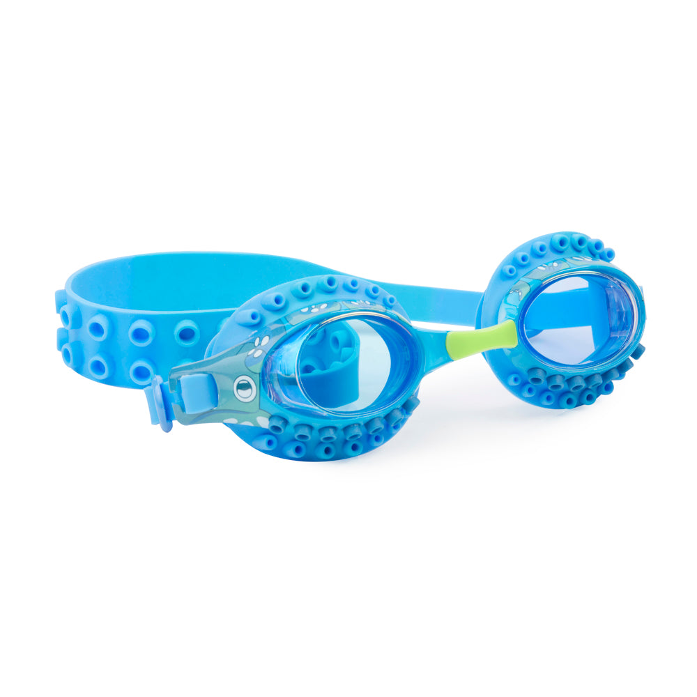 Bling2o Scungilli Clam Bake Blue Swim Goggles for Kids
