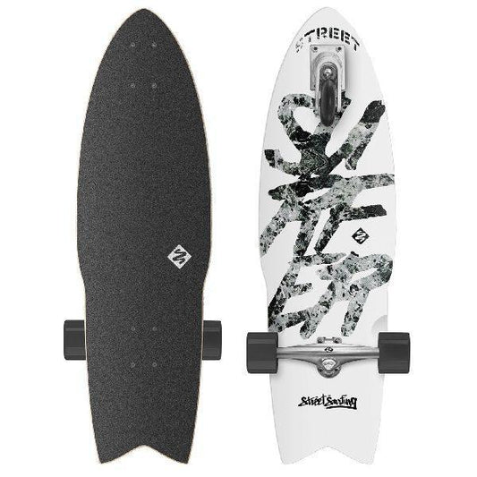street surfing shark attack white