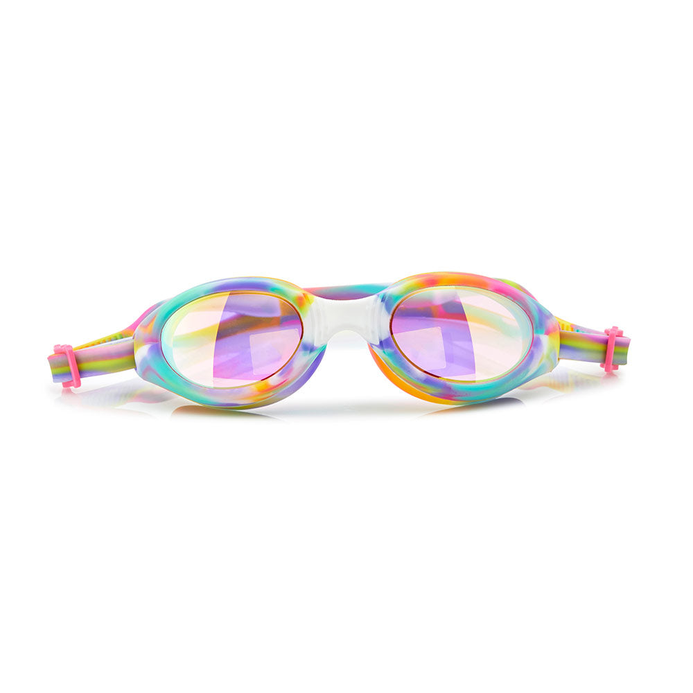 Bling2o Girl's Salt Water Neopolitan Swirl Swim Goggles for Kids