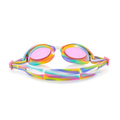 Bling2o Girl's Salt Water Neopolitan Swirl Swim Goggles for Kids