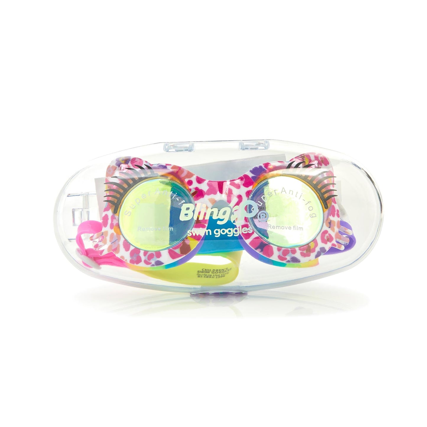 Bling2o Talk To The Paw Be Paw Sitive Pink Swim Goggles Boxed