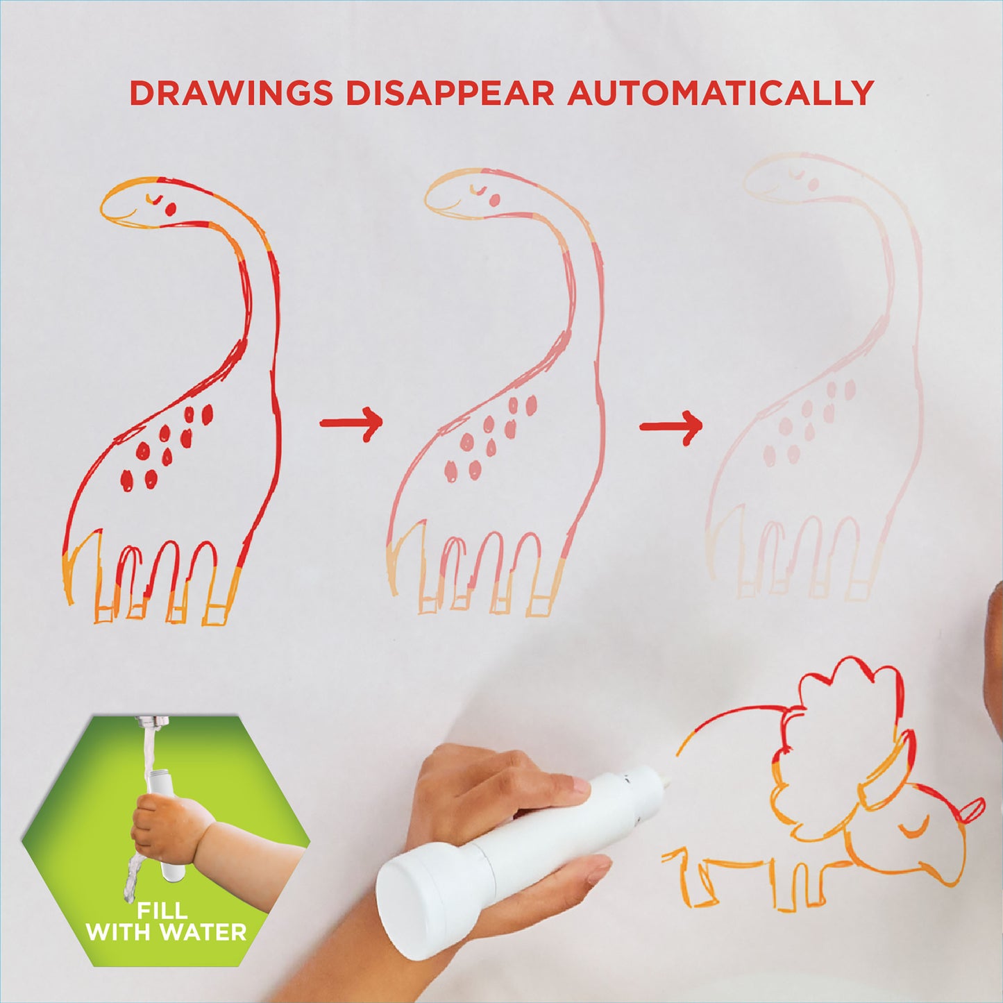 Discovery Kids Dino Doodles Jumbo Aquatic Drawing Art Mat