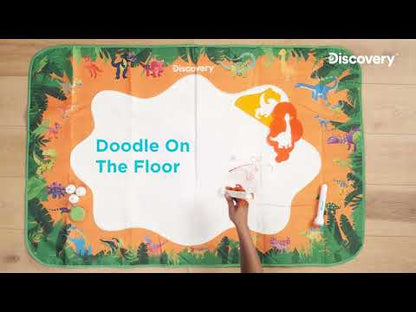 Discovery Kids Dino Doodles Jumbo Aquatic Drawing Art Mat