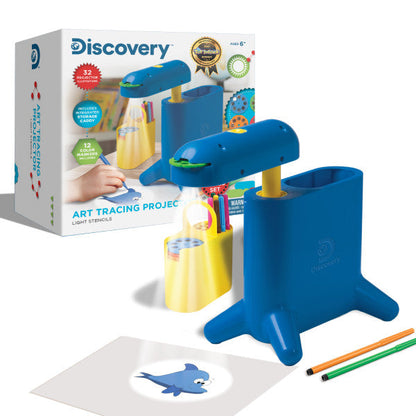 Discovery Kids STEM Art Tracing Projector Light Stencils